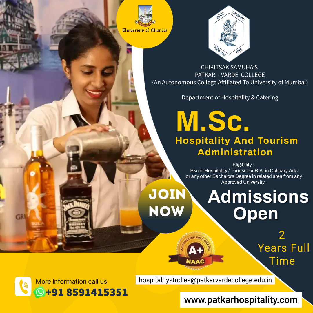 MSc. In Hospitality and Tourism Management